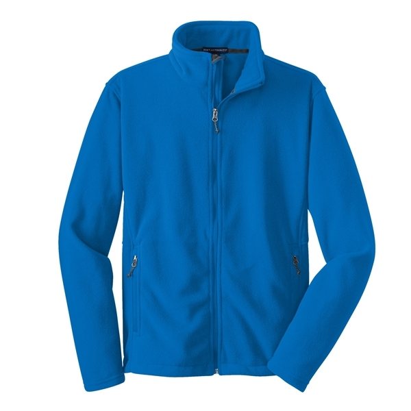 aerial view a deep smoke port authority fleece jacket - mens, image 5 of 6