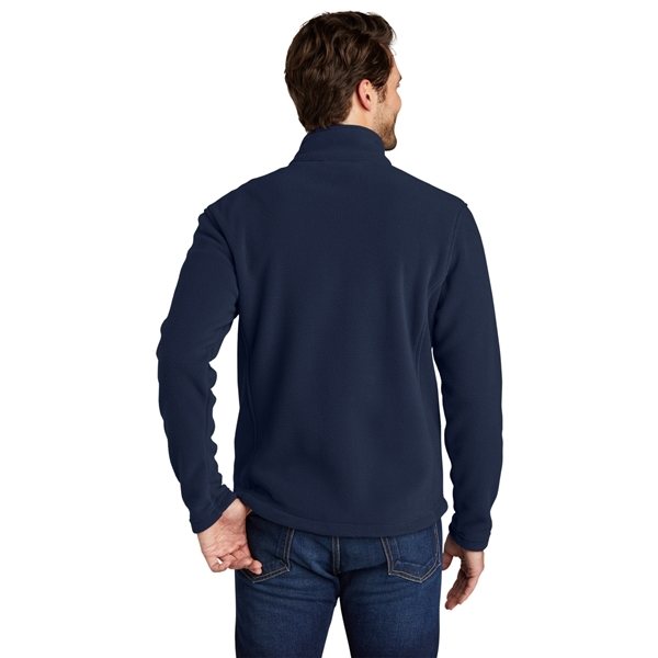 aerial view a true navy port authority fleece jacket - mens, image 4 of 6