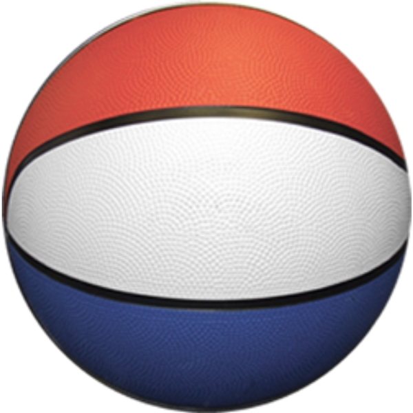 5 Mini Rubber Basketball - Colors