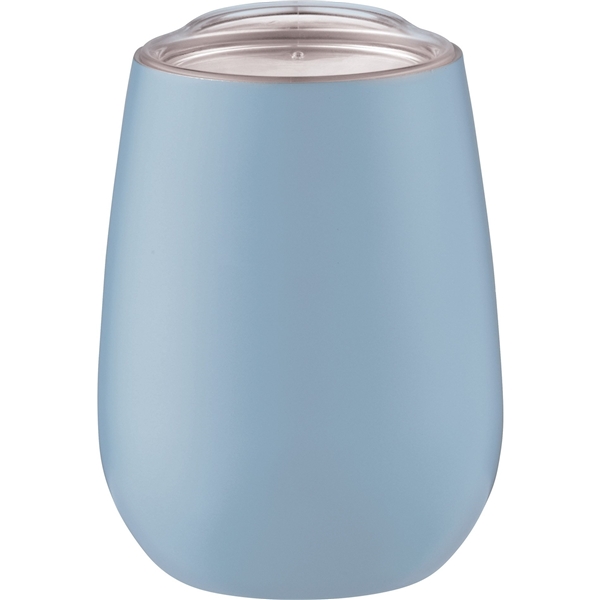 aerial view a light blue neo vacuum insulated stainless steel cup - 10 oz., image 2 of 2