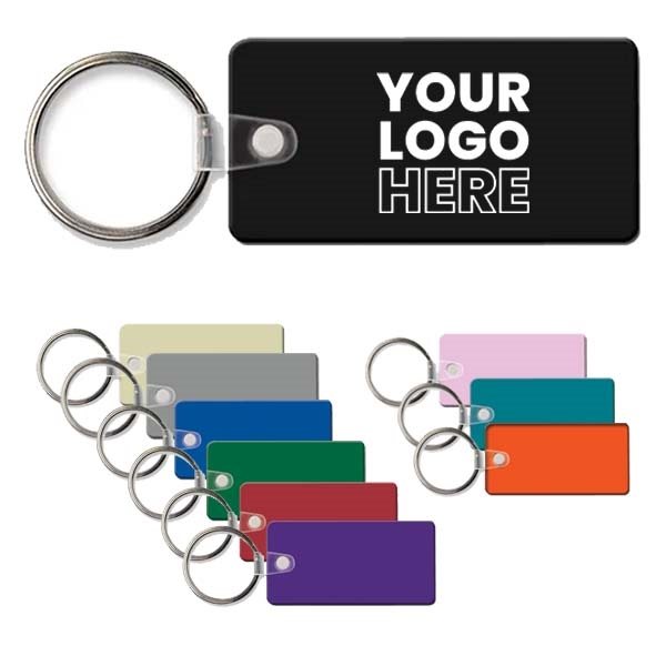 Key Tag - Rectangle w / RC - Spot Color