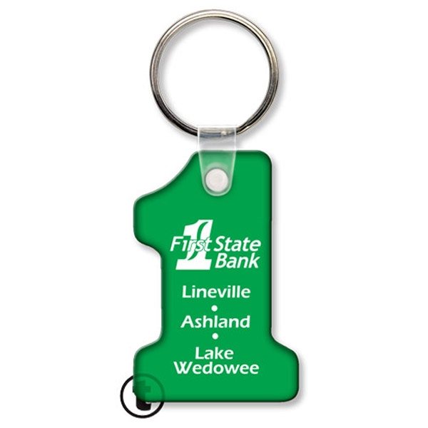 Key Tag - Number One - Spot Color