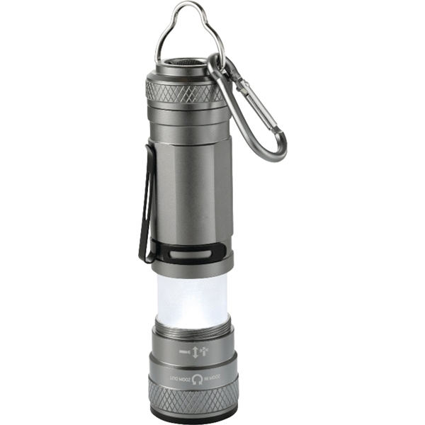 aerial view a graphite high sierra(r) bright cree zoom flashlight, image 2 of 3