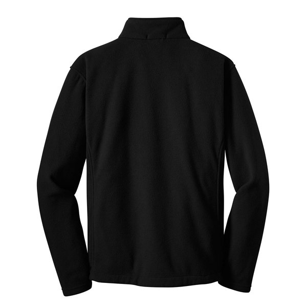 aerial view a black port authority fleece jacket - mens, image 6 of 6