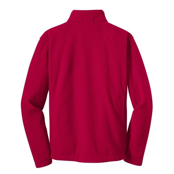 aerial view a true red port authority fleece jacket - mens, image 6 of 6