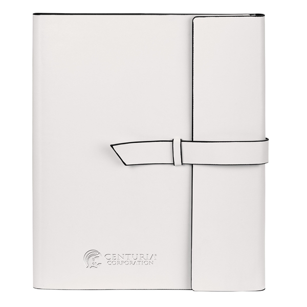 aerial view a white fabrizio refillable junior portfolio, image 2 of 2