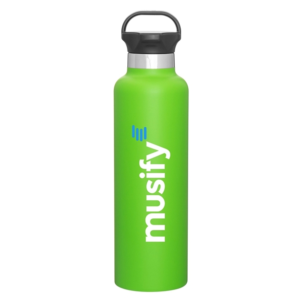 aerial view a matte lime 24 oz h2go ascent - powder - matte lime, image 2 of 6