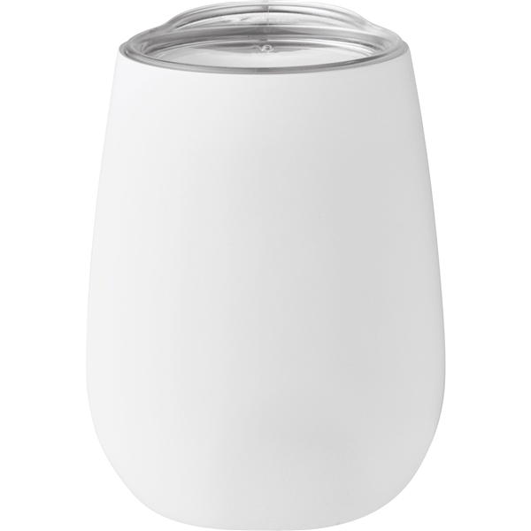 aerial view a white neo vacuum insulated stainless steel cup - 10 oz., image 2 of 3