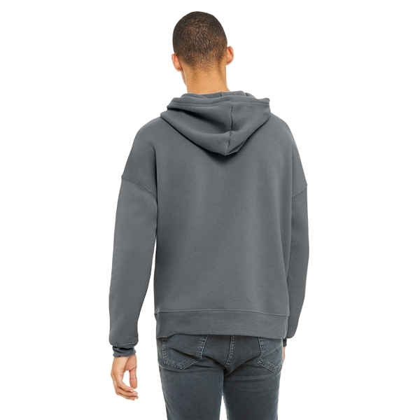 aerial view a storm bella+canvas (r) unisex sponge fleece pullover dtm hoodie, image 3 of 5