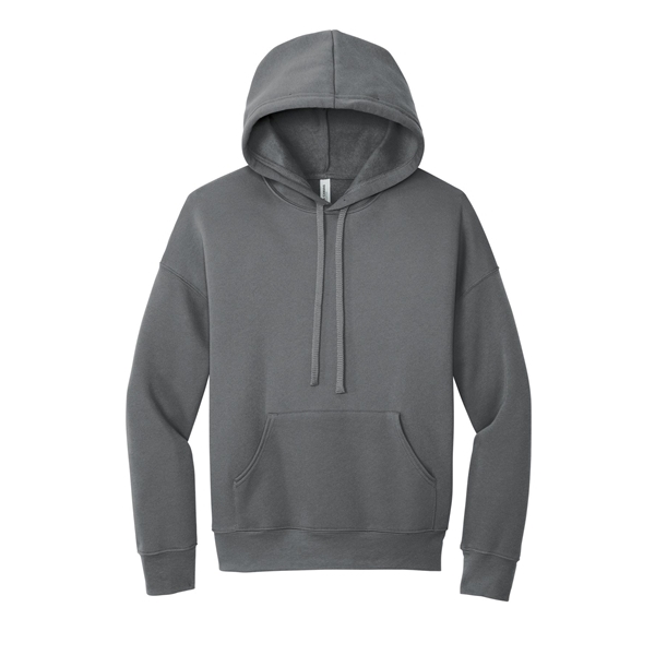 aerial view a storm bella+canvas (r) unisex sponge fleece pullover dtm hoodie, image 4 of 5