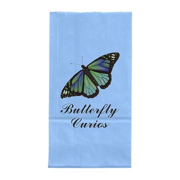 Colored Popcorn Bag Paper Bag USA Made - 4- Color Heat Transfer