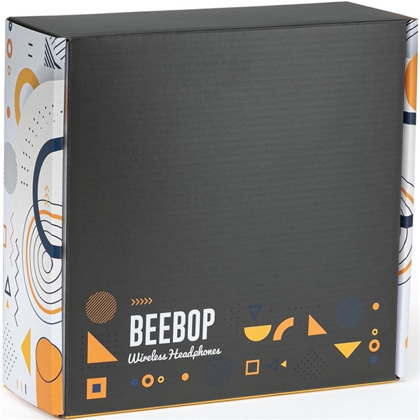 aerial view a black beebop(tm) wireless headphones, image 5 of 7