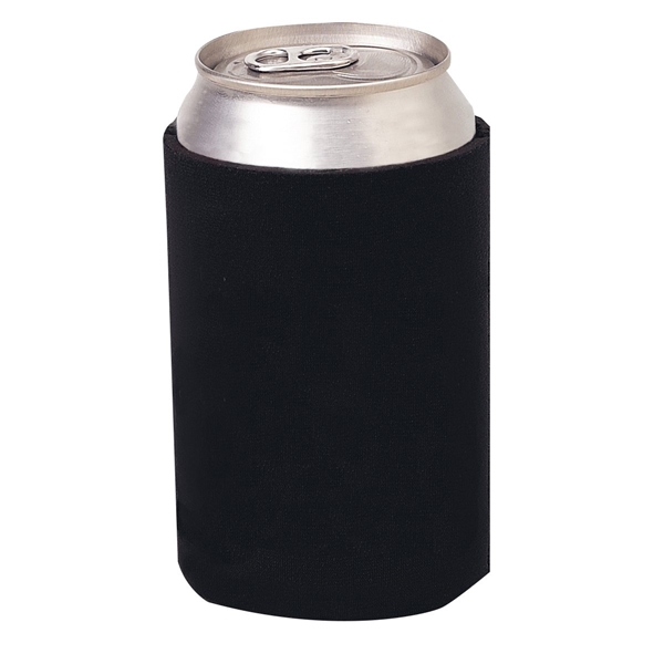 aerial view a black kan tastic foam pocket can holder, image 5 of 5