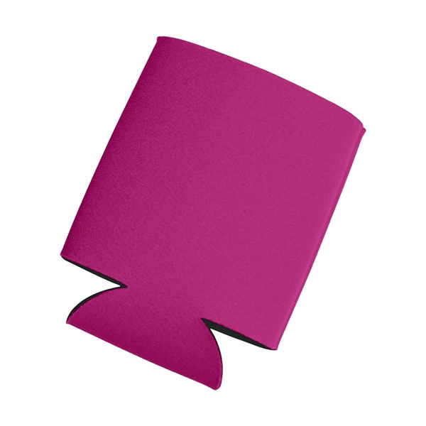 aerial view a fuchsia kan tastic foam pocket can holder, image 3 of 4
