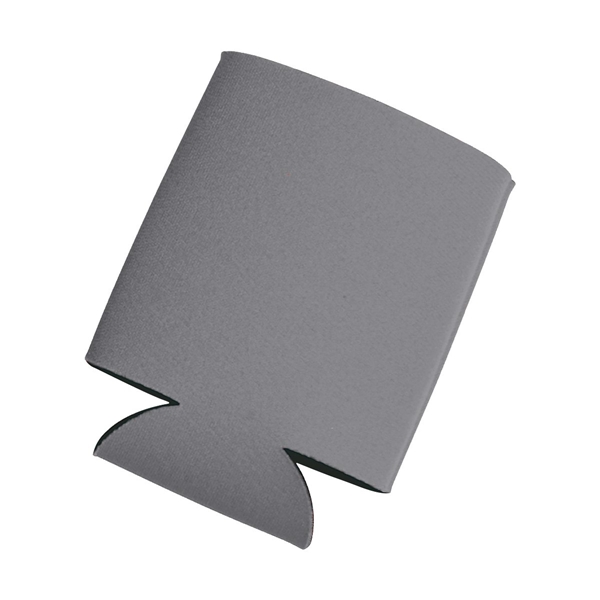 aerial view a gray kan tastic foam pocket can holder, image 3 of 4