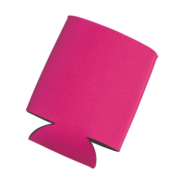 aerial view a magenta kan tastic foam pocket can holder, image 3 of 4
