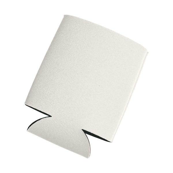 aerial view a white kan tastic foam pocket can holder, image 3 of 4