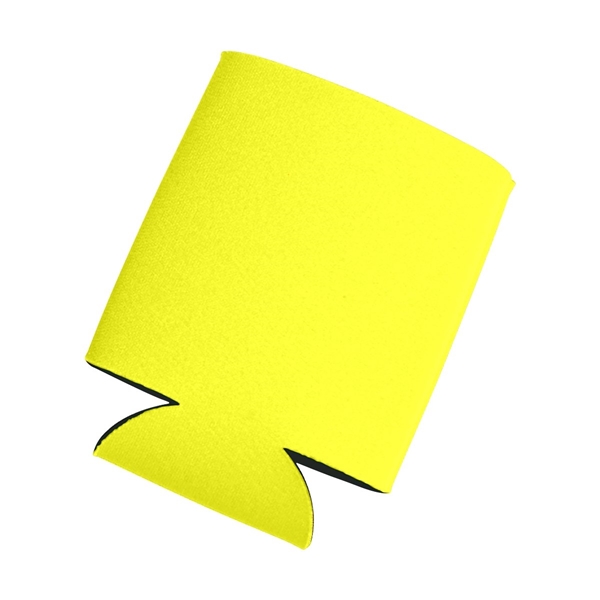 aerial view a yellow kan tastic foam pocket can holder, image 3 of 4