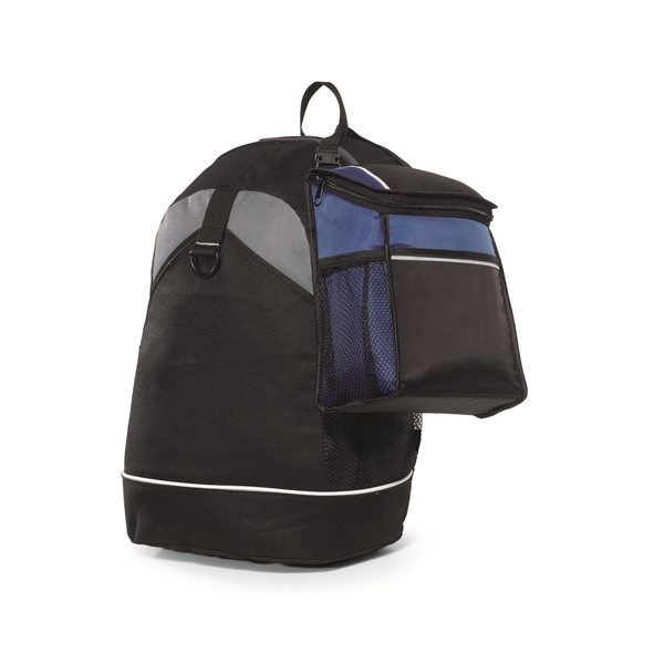 aerial view a royal blue link lunch cooler, image 6 of 6