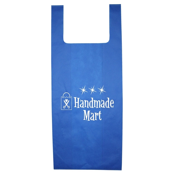 aerial view a blue everyday grocery bag, image 2 of 3