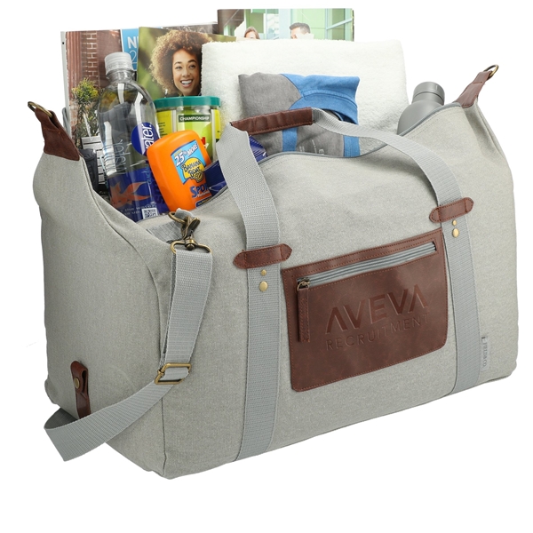 aerial view a light gray field co.(r) classic 20 duffle bag, image 7 of 8