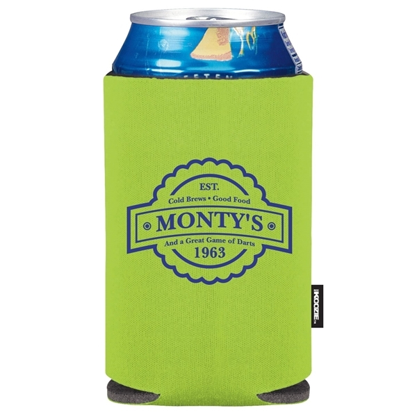 aerial view a lime koozie(r) collapsible can cooler, image 4 of 6