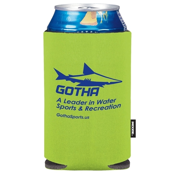 aerial view a lime koozie(r) collapsible can cooler, image 5 of 6