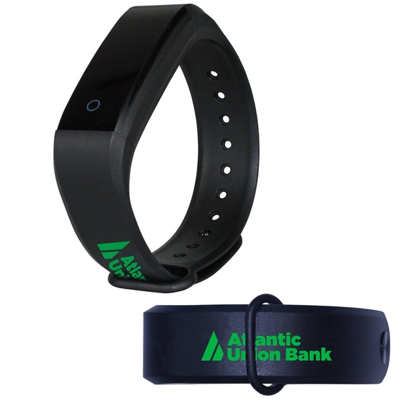 aerial view a black activity tracker wristband 2.0, image 4 of 4