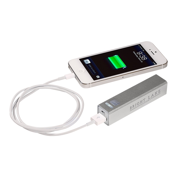 Laser 50000mAh Portable Power Bank – Red Aluminum – Dual USB, USB-C, Micro-USB, Lightning – With Cable