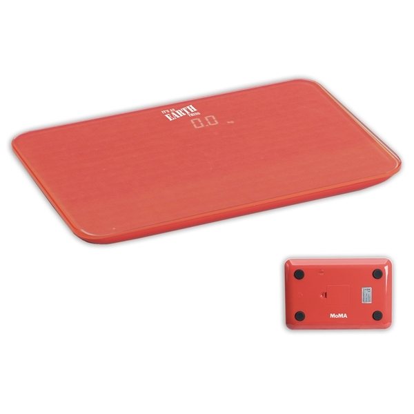 Scale With Led Scren MoMA Personal Red Fitness Scale LED Screen w/ Weight in Pounds ...