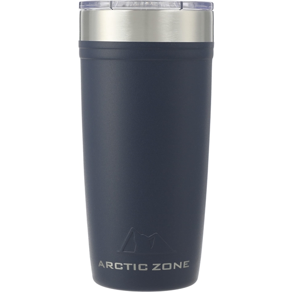 aerial view a navy arctic zone(r) titan thermal hp(r) copper tumbler 20oz, image 5 of 8