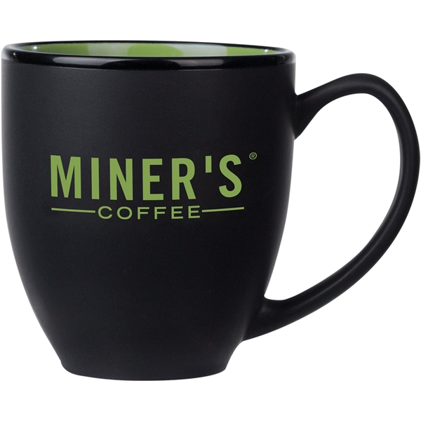 aerial view a lime 14 oz kona joe ceramic mug, image 2 of 2