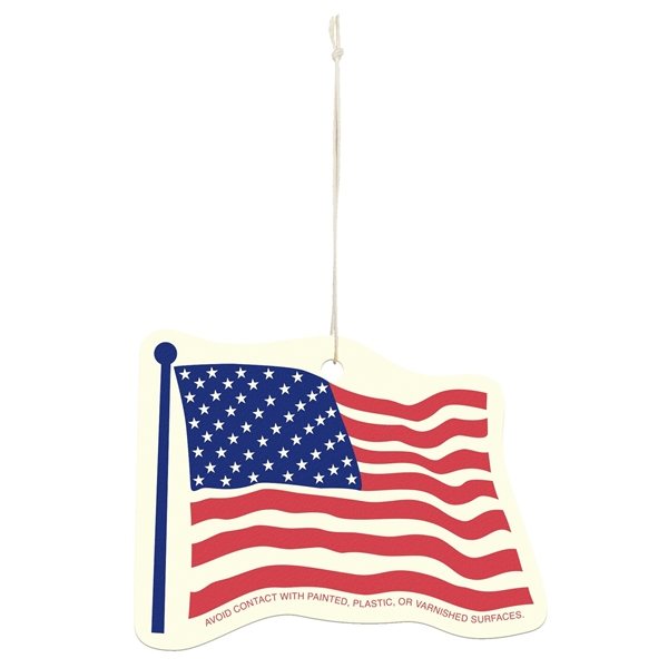 aerial view a white custom shape air freshener, image 16 of 16