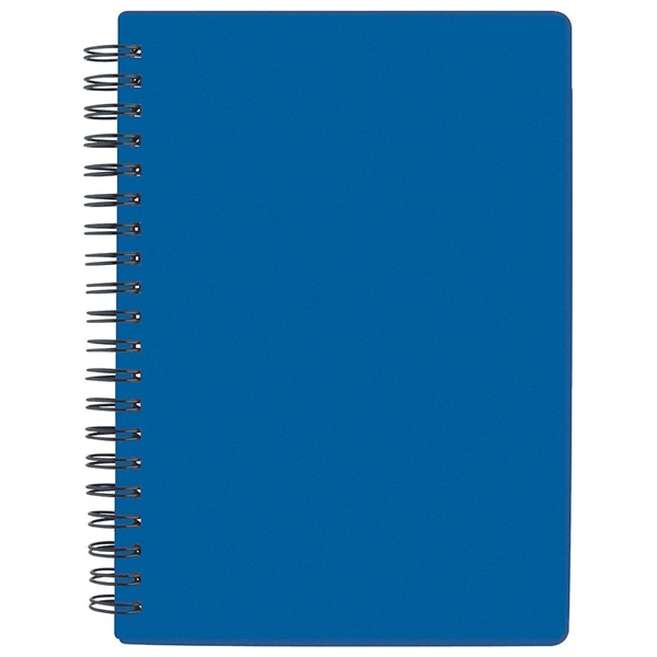 aerial view a blue pocket buddy notebook, image 2 of 4