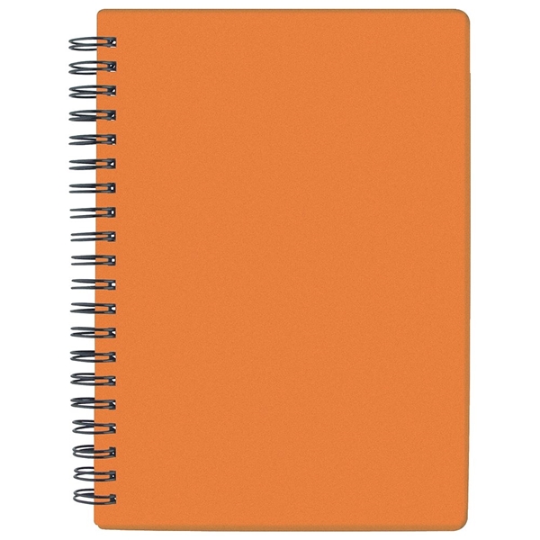 aerial view a orange pocket buddy notebook, image 2 of 4