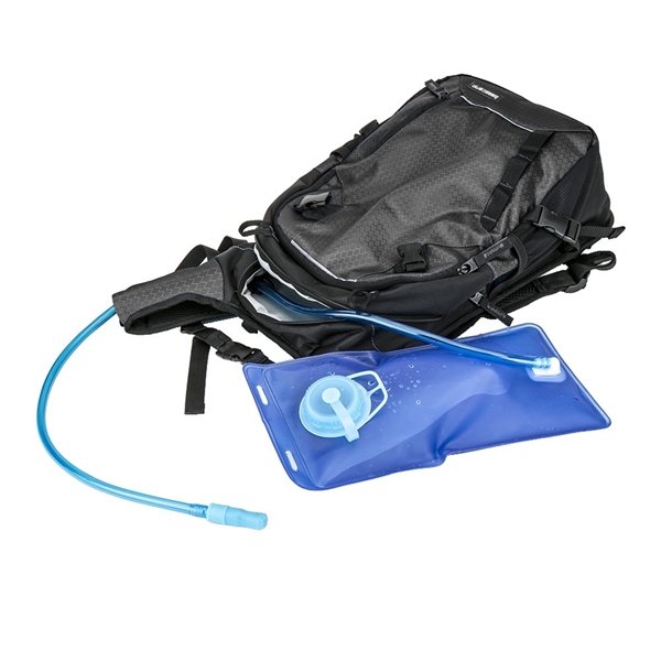 aerial view a black basecamp 30 miler hydration pack, image 4 of 8