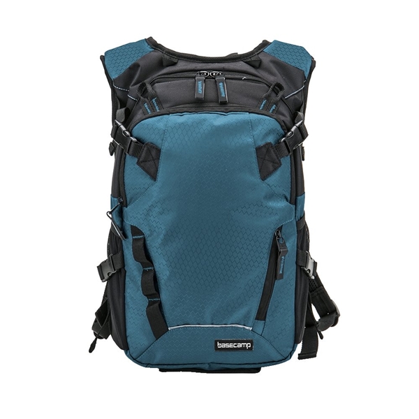 aerial view a blue basecamp 30 miler hydration pack, image 3 of 8