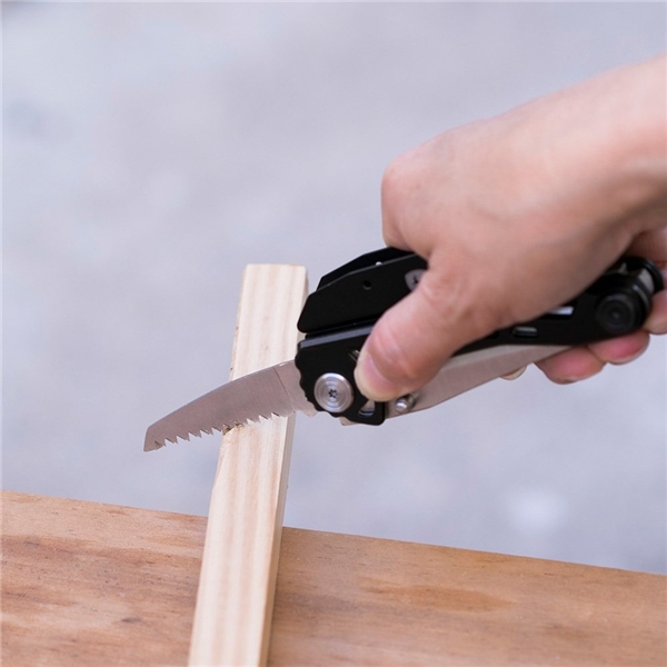 aerial view a black basecamp fire starter multi - tool, image 11 of 14