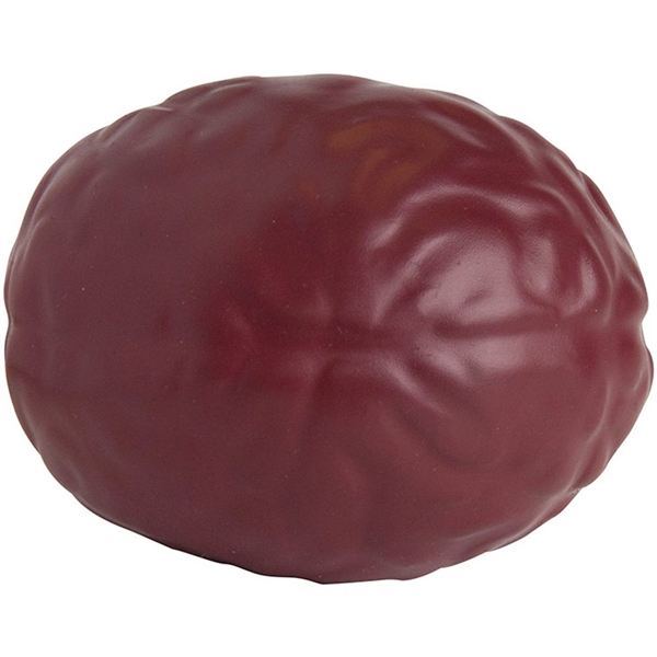 aerial view a burgundy brain squeezies - stress reliever, image 2 of 2