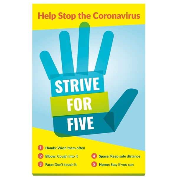 aerial view a white souvenir(r) 4 x 6 scratch pad, 25 sheet, image 6 of 10