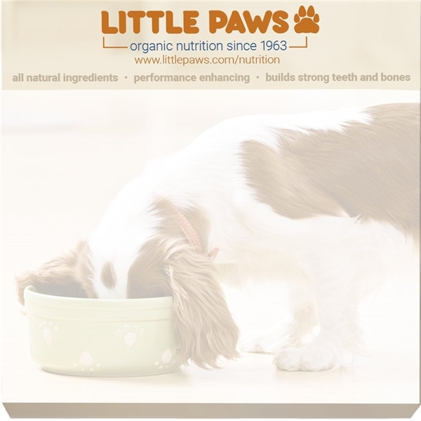 aerial view a white custom sticky note pads, image 22 of 29