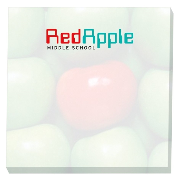 aerial view a white custom sticky note pads, image 28 of 29