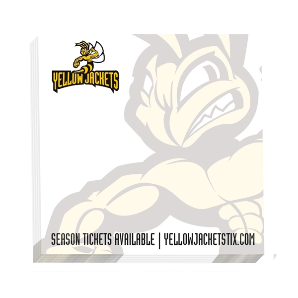 aerial view a white custom sticky note pads, image 10 of 29