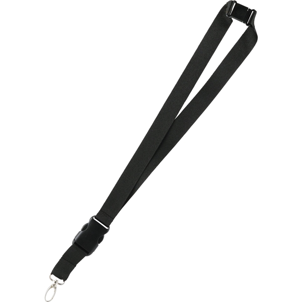 aerial view a black hang in there lanyard, image 3 of 6