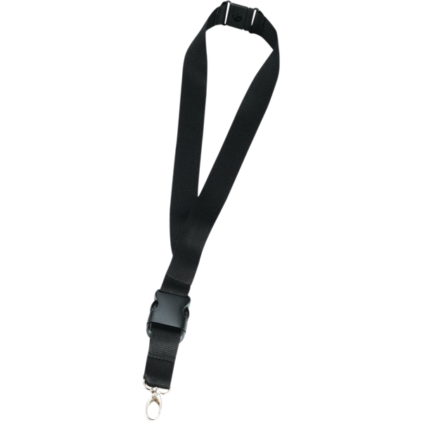 aerial view a black hang in there lanyard, image 4 of 6