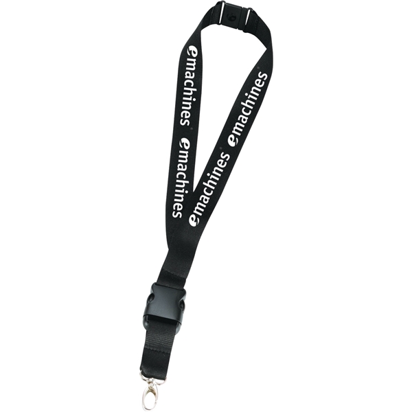 aerial view a black hang in there lanyard, image 5 of 6