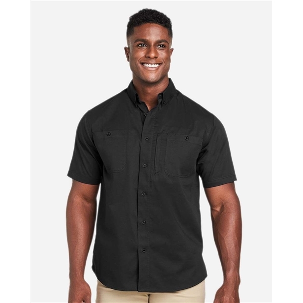 Harriton Mens Advantage IL Short - Sleeve Work Shirt