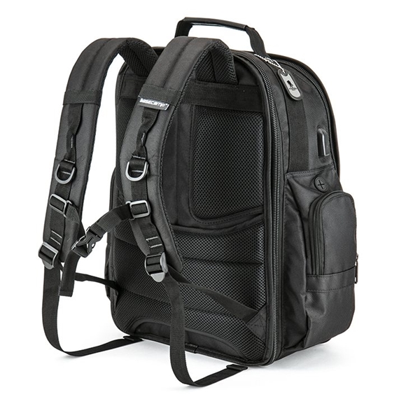 aerial view a black basecamp nevins backpack, image 6 of 9