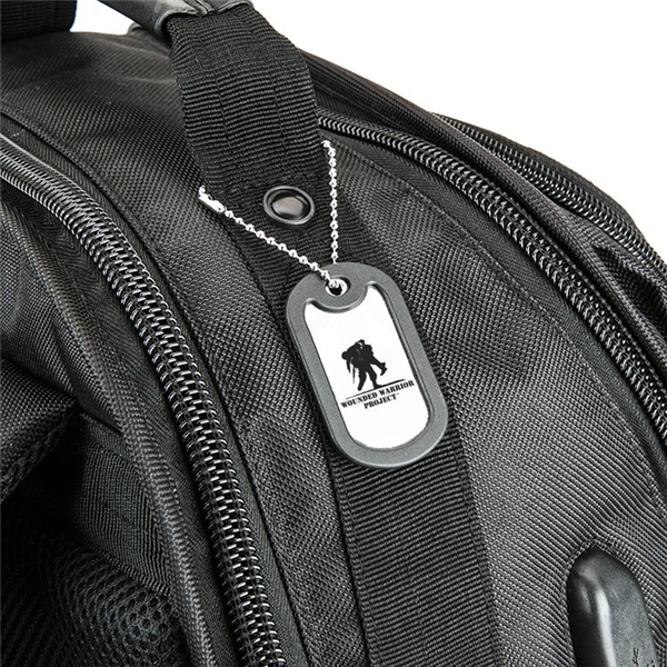 aerial view a black basecamp nevins backpack, image 7 of 9