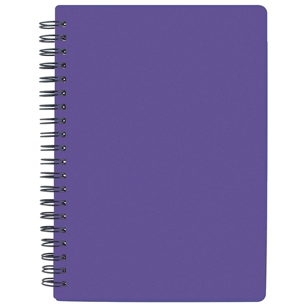 aerial view a purple pocket buddy notebook, image 2 of 3